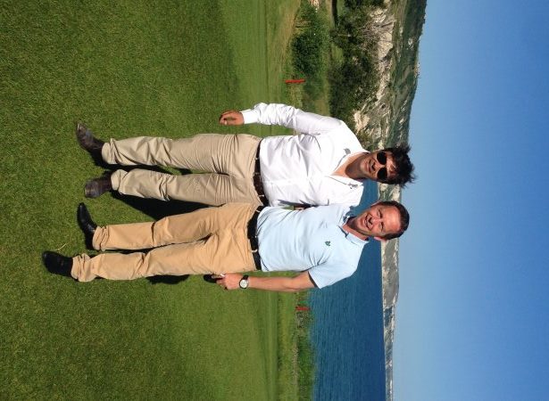 Claudio Marini (left) with Sean Noble