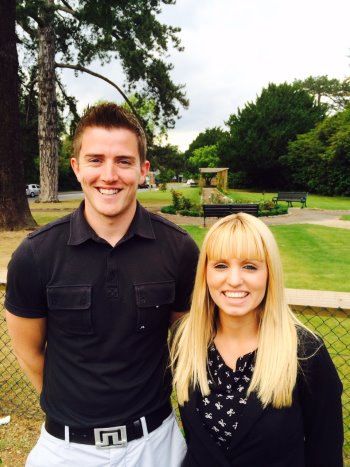 First day in the job at Golf Foundation HQ for Ian Harvey and Stacey Mitchell