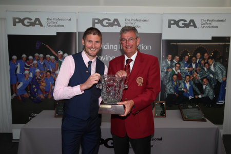 Kevin Carpenter with PGA captain Neil Selwyn-Smith