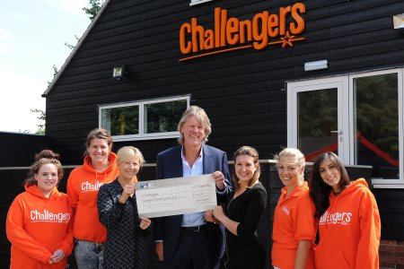 (from left) Phoebe Day, Community Fundraising Assistant; Sophie Colwell, Events Manager; Cathy Chapman, Trustee of the Tour Players Foundation; Jamie Birkmyre, BMW PGA Championship Director; Jessica Oliver, Head of Fundraising; Mady Henderson, Head of Communications; Lucy Sharma, Community Fundraising Manager