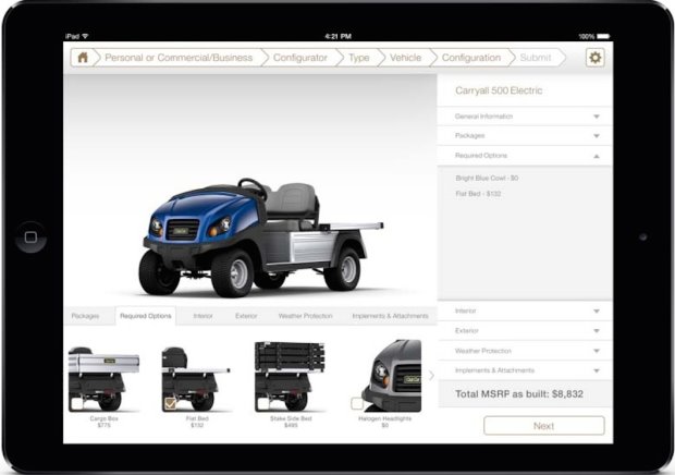 Club Car Sales Toolkit App 