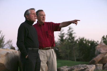Gary Player tours Big Cedar Lodge with Johnny Morris