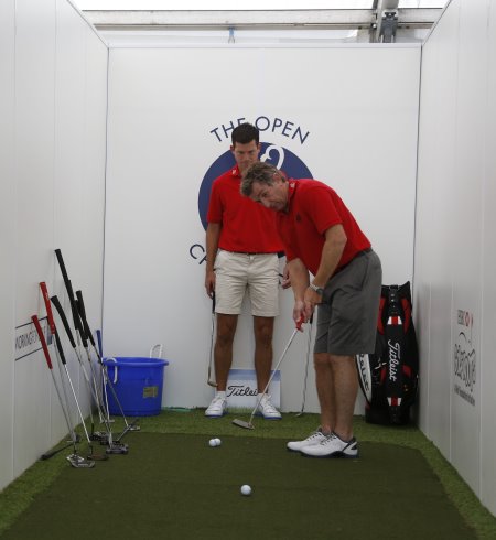 Tim Henman and Jonathan Davies take the Challenge