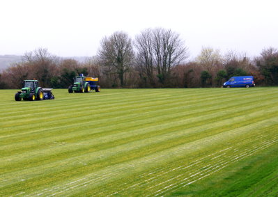 Sand banding is a valuable secondary drainage operation that will help ensure rainwater is able to percolate downwards through sports turf for removal by underlying piped drainage systems