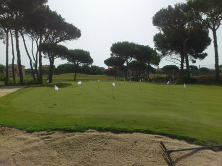 New short game practice area at Sancti Petri Hills