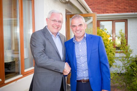 John Collard with Paul McGinley