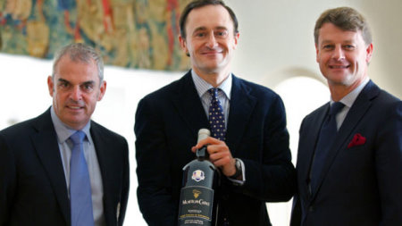Paul McGinley, M. Julien de Beaumarchais and Hugues Lechanoine