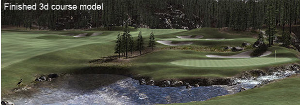 Finished 3D course model