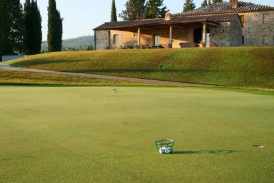 Castiglion del Bosco Golf Club Putting Green by Club house
