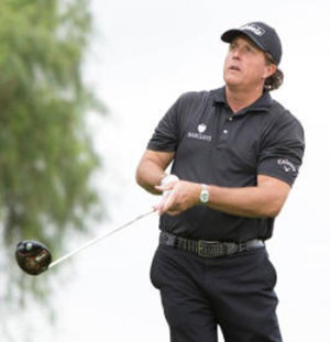 Phil testing the new Big Bertha Alpha 815