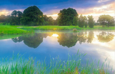 Sunrise at Galgorm Castle
