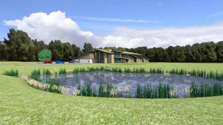 The proposed RA Equipment Testing Centre at Kingsbarns