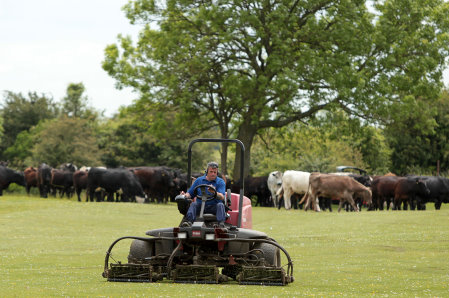 The RM5610 in action on the Old Course