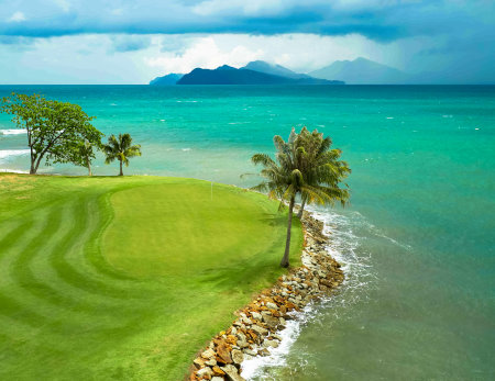 7th hole Els Club Teluk Datai 