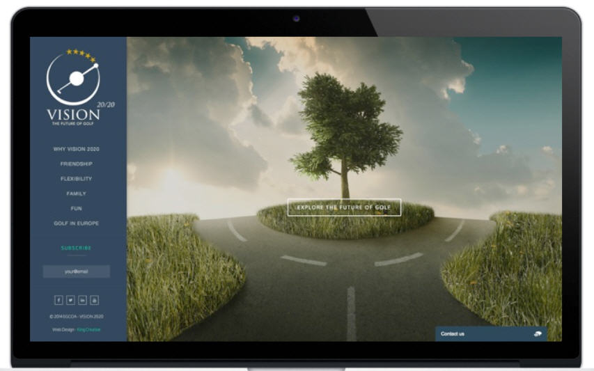 Future of Golf website