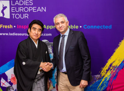 ISPS Chairman Dr Haruhisa Handa (left) and LET CEO Ivan Khodabakhsh 