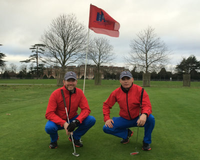 Sean Fergusson (left) and Arron Busst