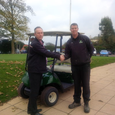 Pete Billings (right) with Will Scotson