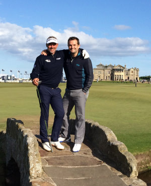Your Golf Travel Ambassador Darren Clarke with Your Golf Travel Co-Founder Andrew Harding