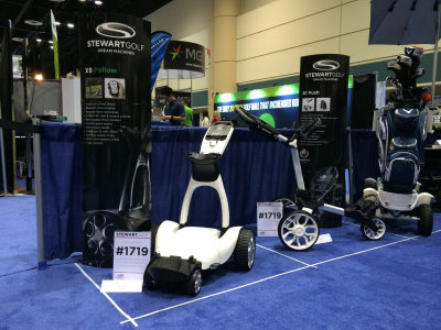 Stewart Golf display in PGA Show New Products feature