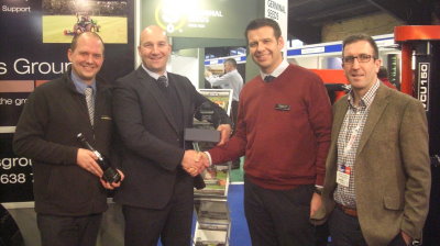 from left: Steven Satchwell and Richard Scott (Thomas Sherriff), Jeremy Vincent (TGG) and John Coleman (ATT)