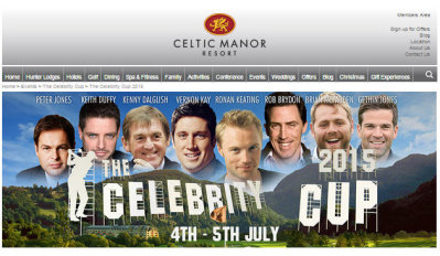 Celebrity Cup website