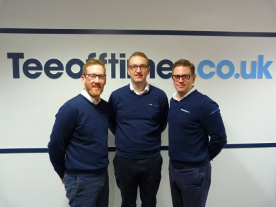 (from left) Duncan Rougvie, Richard Barker, and Chris Knight