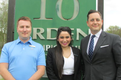 From left: Fraser Liston, Petrina Johnson and Matt Cooper