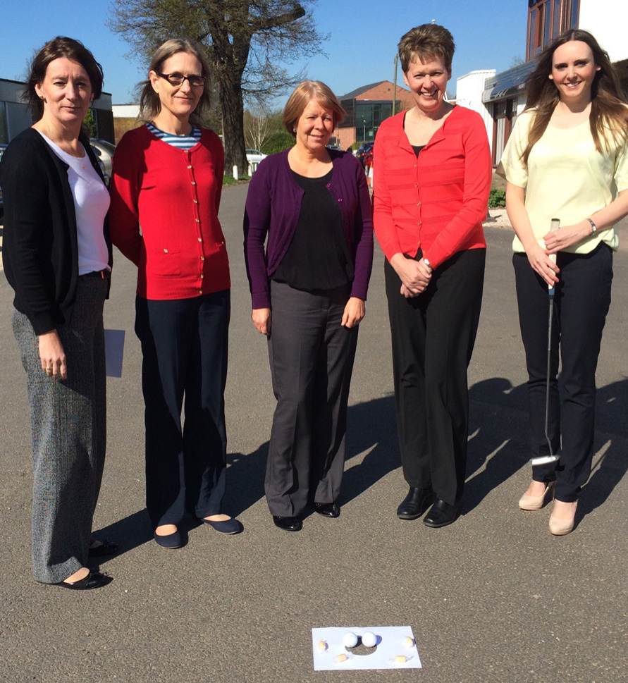 From left: Deborah Holt, Rose Hardy, Janet Stranks, Carol Scoggins and Ciara Morgan
