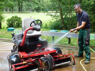 Unobtrusive ClearWater - all you see are turret tops set in the ground