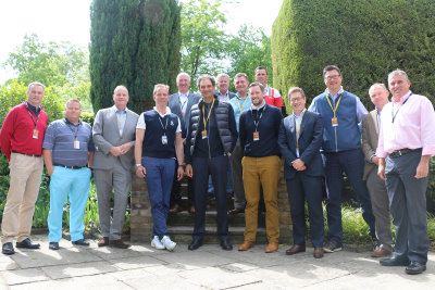 The 2015 Business Club attendees at the European Tour Headquarters at The Wentworth Club