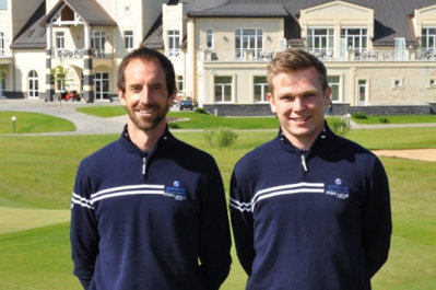 Alex Day (left) and George Scott at Zavidovo