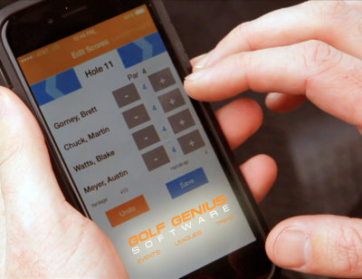 Golf Genius iPhone app scoring