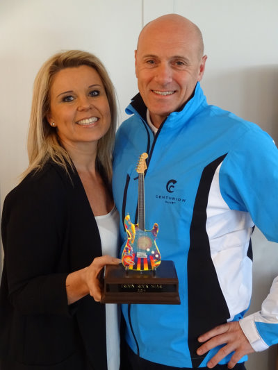 Ian Jackson, Club Manager and Aon Dillon, Sales & Marketing Manager, Centurion Club