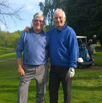 Roll up for Uttoxeter chairman Chris Trumper (left) and Maurice Brown, founder member and competitions secretary