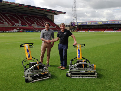 Ashley Stevens and Tim Merrell (right)