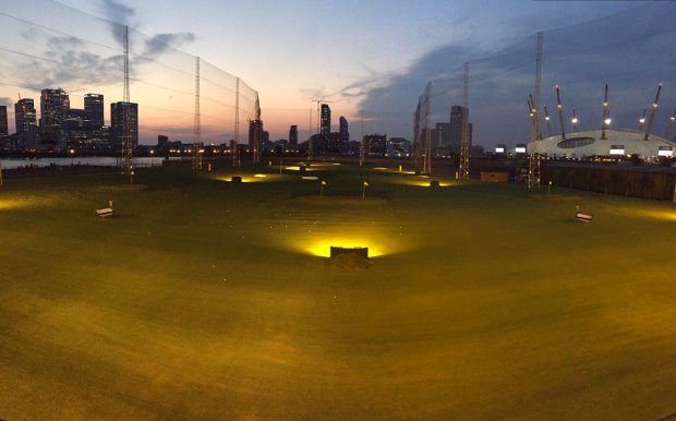 Greenwich Peninsular Range by night