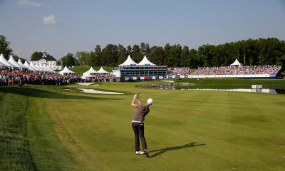 Mikko Ilonen playing the 18th at Bro Hof Slott (Getty Images)