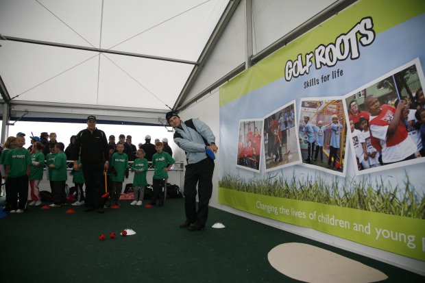 Zach Johnson at the Golf Roots golf event at the Open Championship 2010
Picture Credit: Mark Newcombe / visionsingolf.com