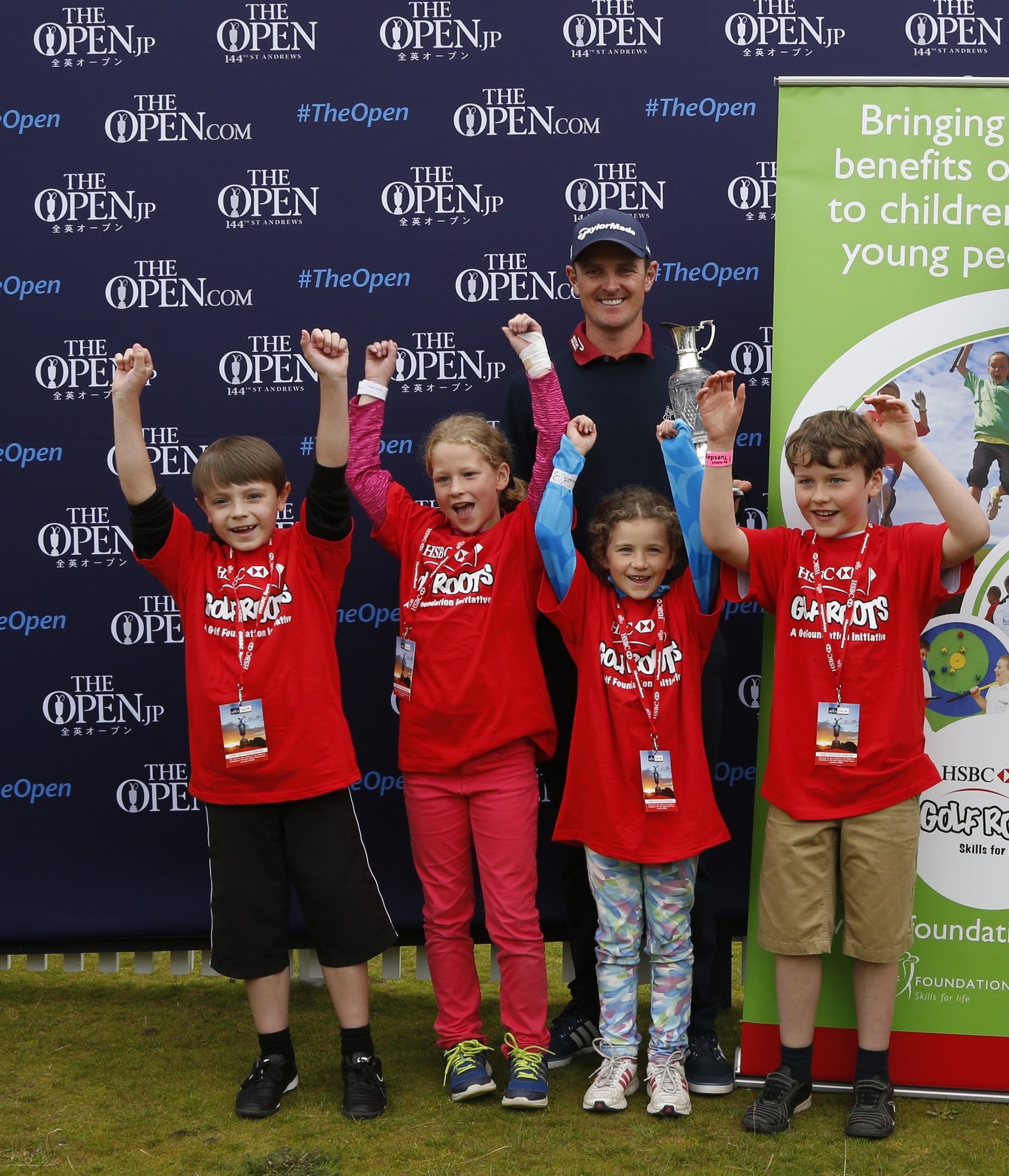 Justin Rose 'Spirit of Golf' (Mark Newcombe)