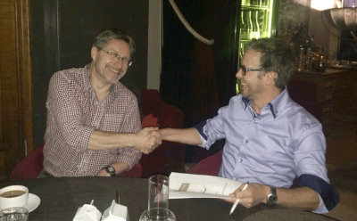 Paul O'Brien (left) and Erich Steiner