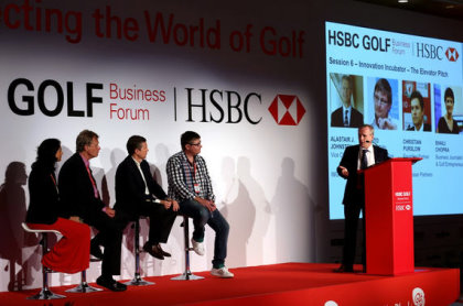 Last year’s Innovation Award winner Tony Judge talks about his company ‘ClubstoHire’ in front of four members of the judging panel