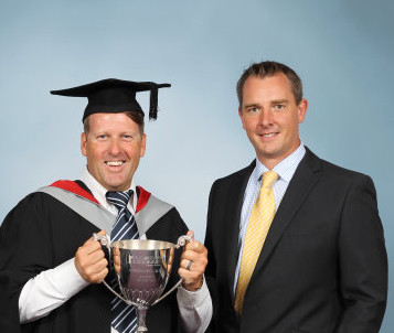 Michael Boyes BSc Turf with David Timms from Ransomes Jacobsen