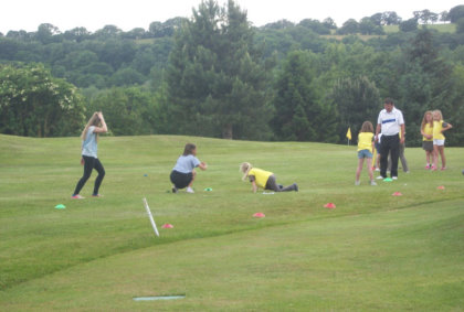 Chipping at Padeswood and Buckley Golf Club