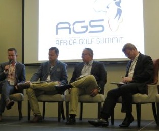 Steve Isaac of the R&A (right) chairs one of the working panels