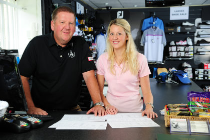 Katie and Lee Fickling, Bush Hill Golf Club