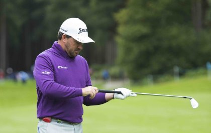 Graeme McDowell of Northern Ireland during a Pro-Am round ahead of the 2015 British Masters at the Graeme McDowell has been spotted testing the latest development in the GAME GOLF product range
Picture: Richard Martin-Roberts | Golffile