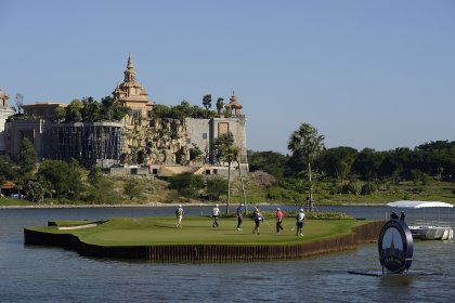 Amata Spring CC 17th hole (picture by Thailand Golf Championship)
