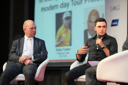 Guy Kinnings and Rickie Fowler 