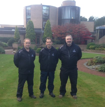 Barry Robinson, Justin Lee and Mike Evans